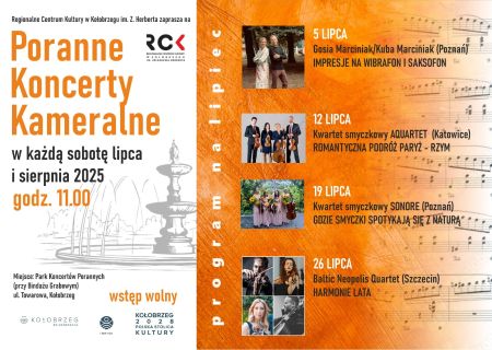 PORANNE KONCERTY KAMERALNE 2025