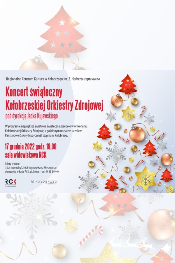 Koncert Świąteczny Kołobrzeskiej Orkiestry Zdrojowej