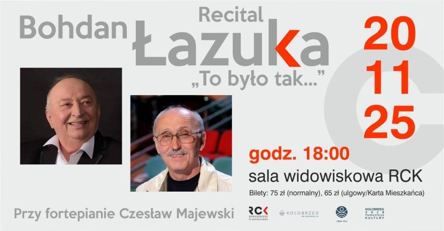 BOHDAN ŁAZUKA - recital