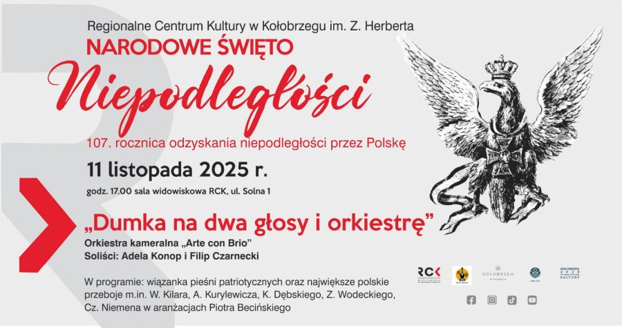 Koncert z okazji Święta Niepodległości 11 listopada -