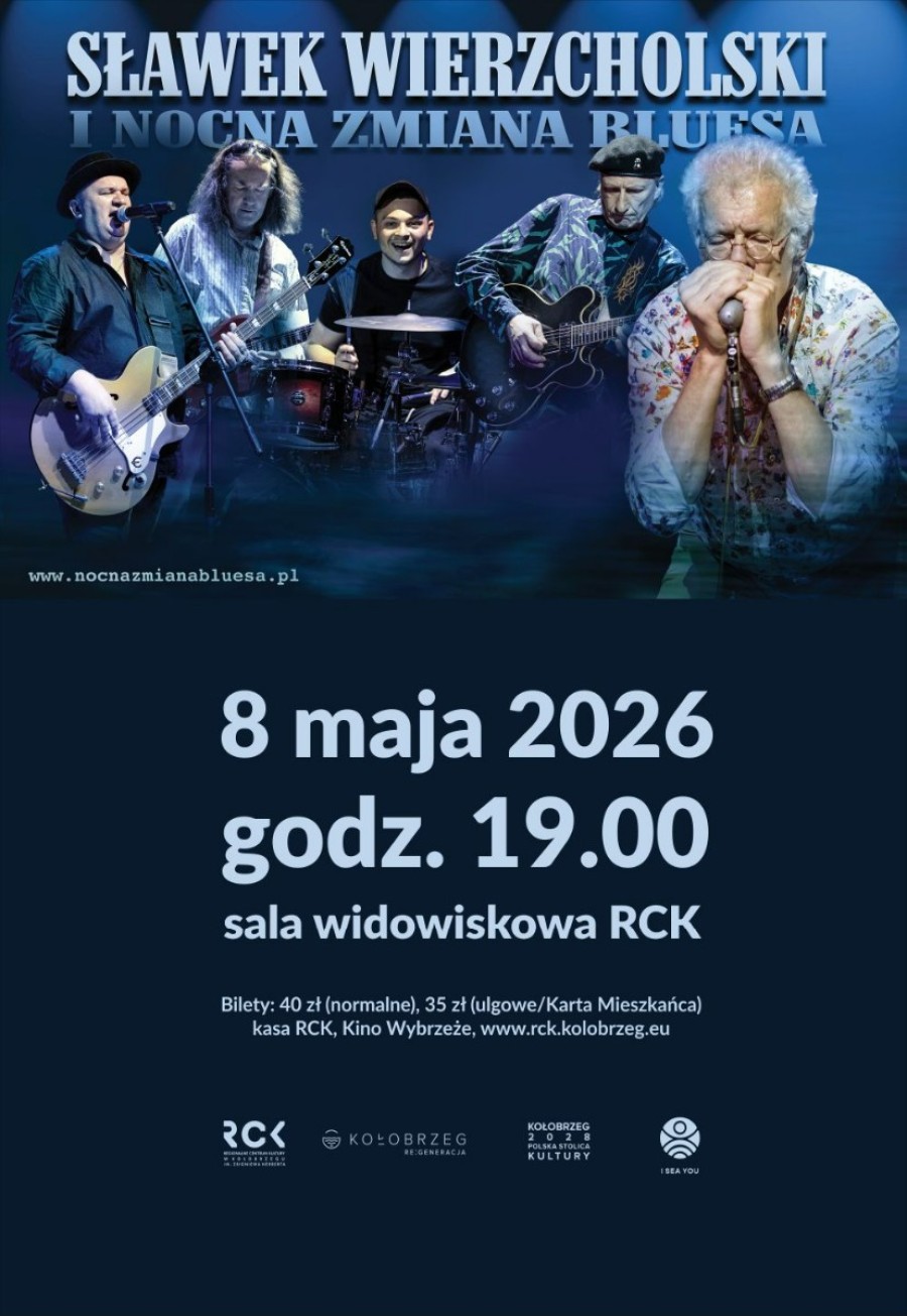 Sławek Wierzcholski i Nocna Zmiana Bluesa na żywo w RCK!