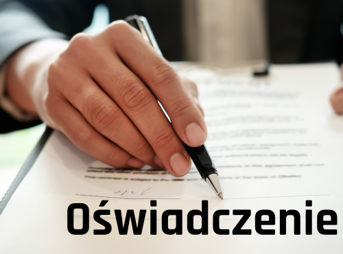 Oświadczenie